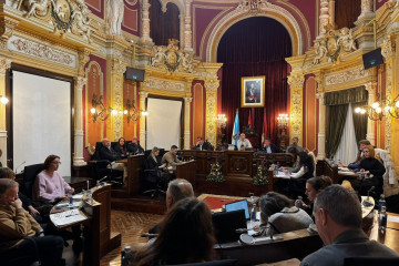 Archivo - Pleno extraordinario en el Ayuntamiento de Ourense, presidido por el alcalde, Gonzalo Pérez Jácome