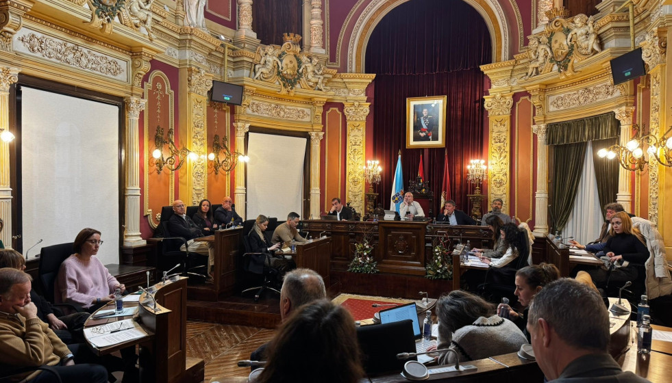 Archivo - Pleno extraordinario en el Ayuntamiento de Ourense, presidido por el alcalde, Gonzalo Pérez Jácome
