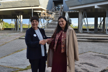 Carmen García Mateo y Belén Rubio.