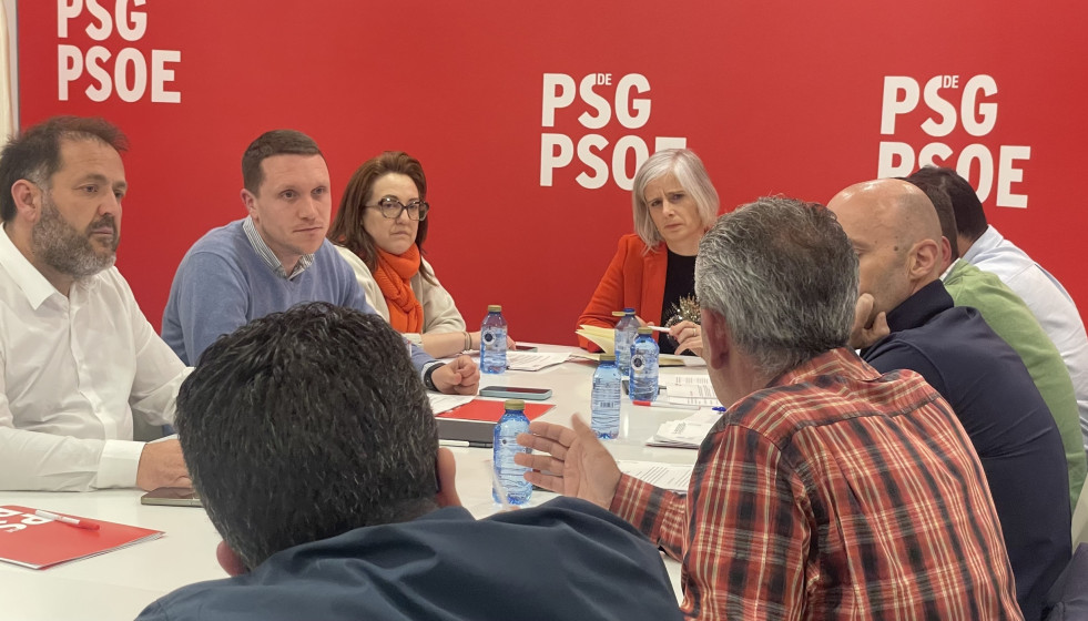 Reunión del grupo de trabajo del PSdeG sobre minería.