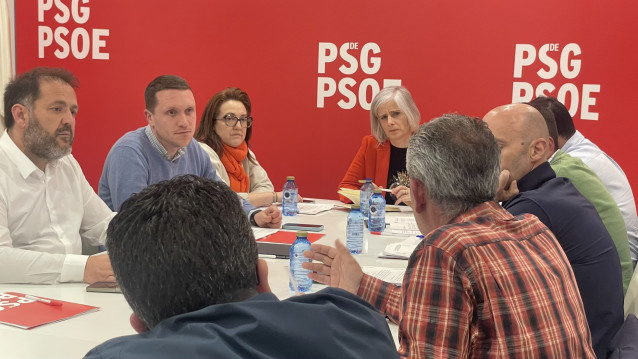 Reunión del grupo de trabajo del PSdeG sobre minería.