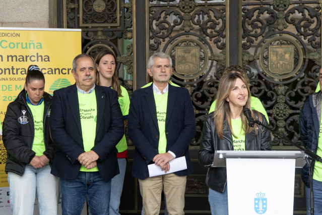Presentación de la marcha contra el cáncer en A Coruña