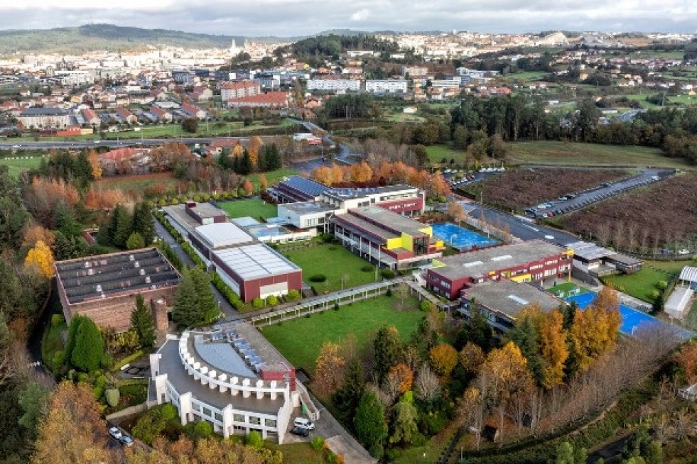 Instalaciones del colegio M. Peleteiro, en Santiago de Compostela