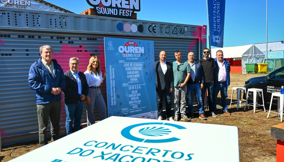 Presentación del OurenSound Fest, a 20 de mayo de 2026.