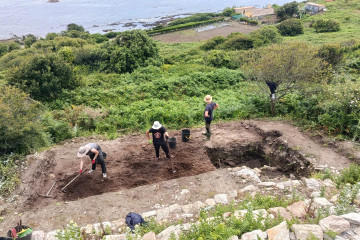 Imagen de las excavaciones en Ons.