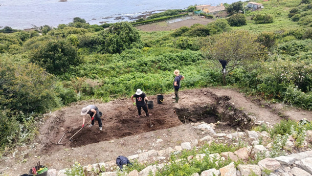 Imagen de las excavaciones en Ons.