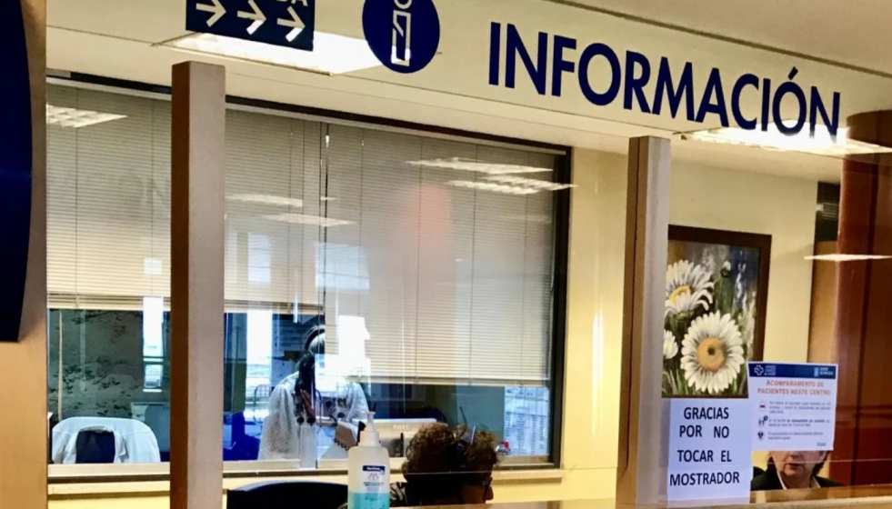 Mostrador de información del SERGAS