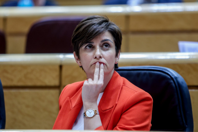 Archivo - La ministra de Política Territorial y portavoz del Gobierno, Isabel Rodríguez, durante una sesión de control al Gobierno en el Senado, a 9 de mayo de 2023, en Madrid (España). Durante esta sesión, Agrupación Socialista Gomera ha realizado una pr