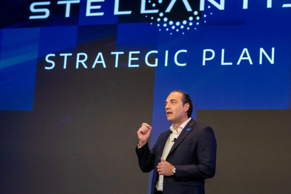Antonio Filosa durante el investor day de Stellantis el 21 de mayo de 2026