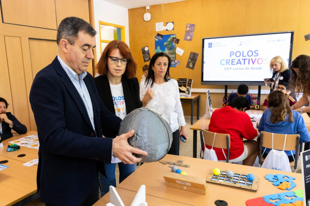 El conselleiro de Educación, Ciencia, Universidades e FP, Román Rodríguez