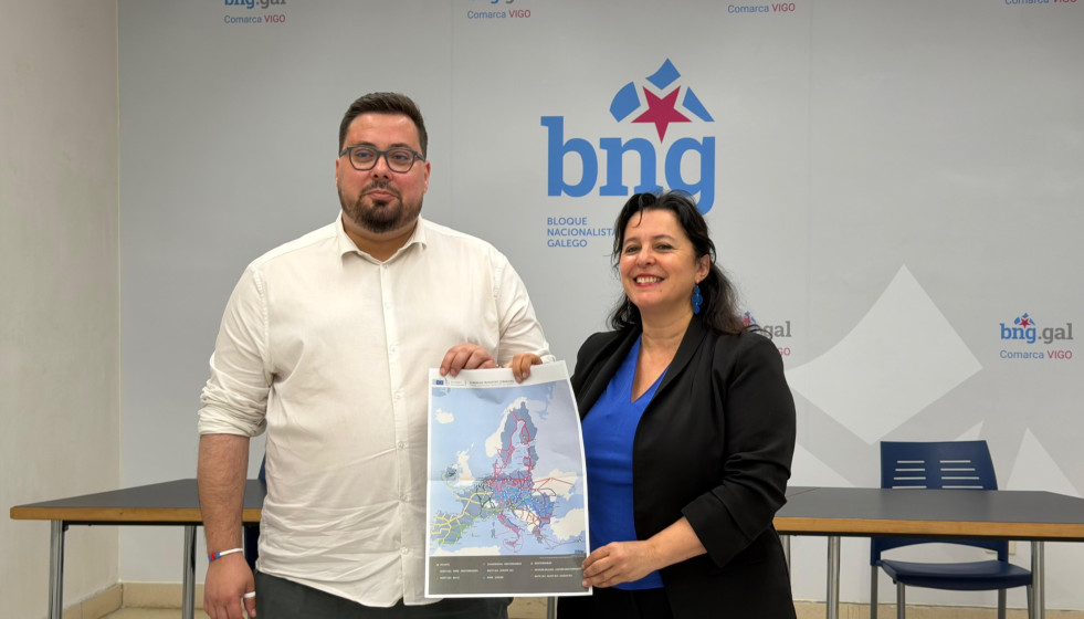 Xabier Pérez Igrexas y Ana Miranda.
