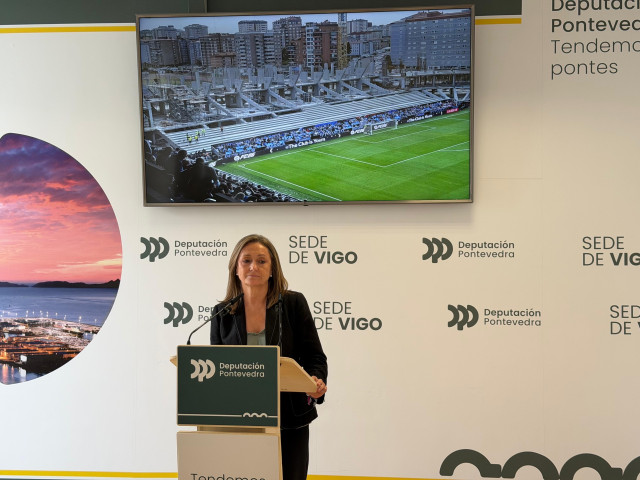 Luisa Sánchez en la rueda de prensa de este viernes.