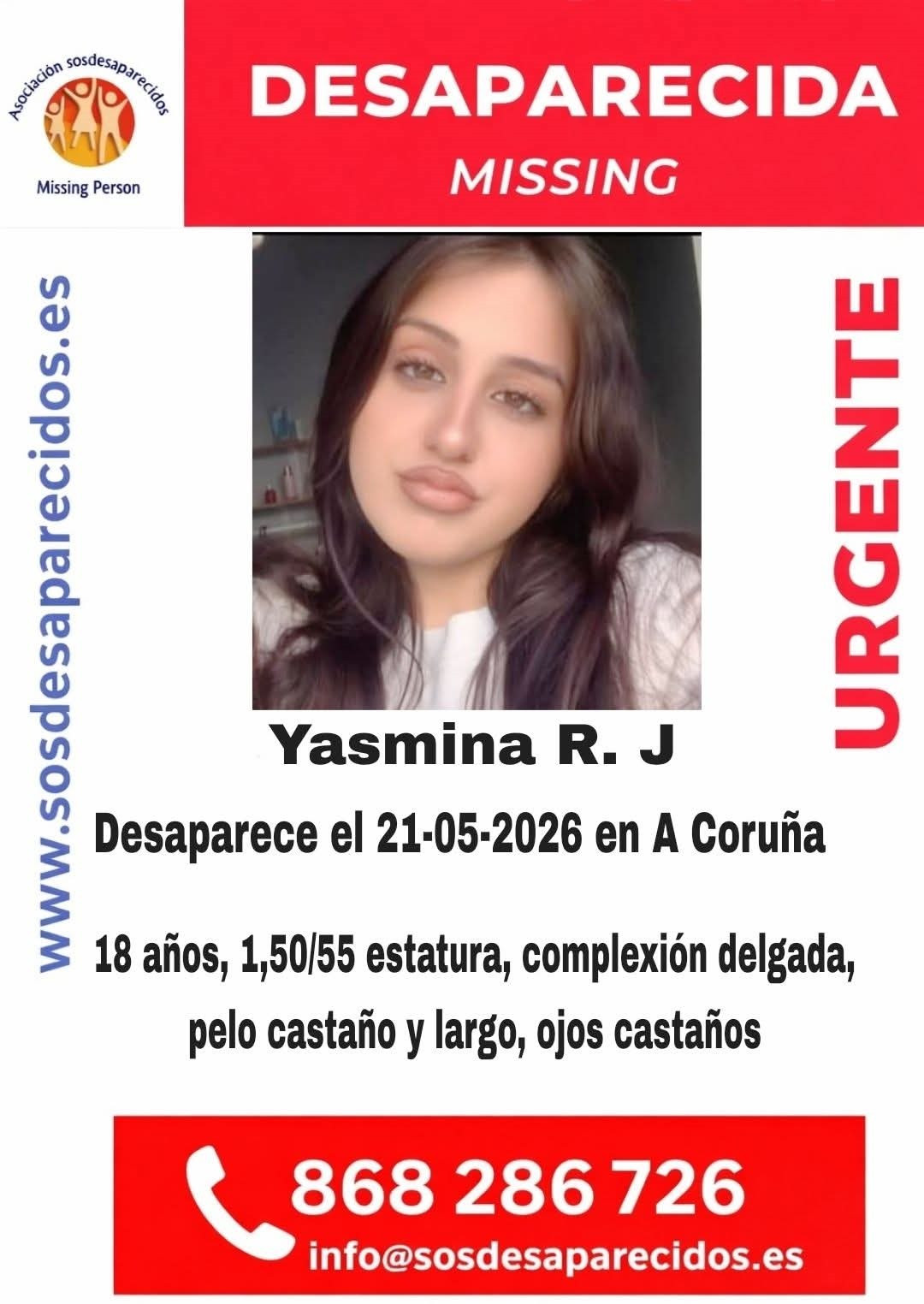 Desaparición de Yasmina R.J.