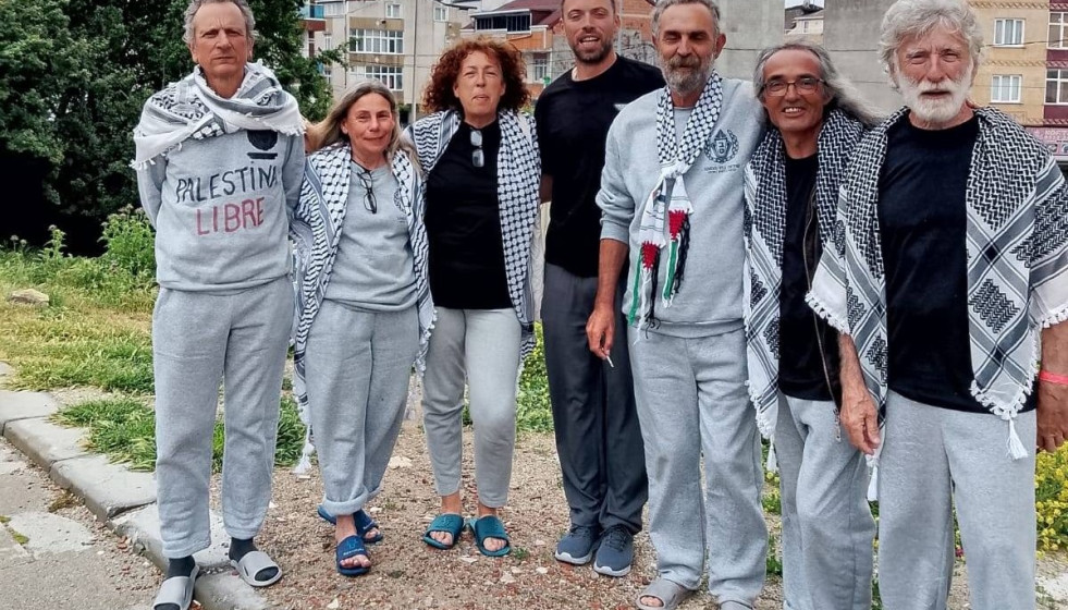 Delegación gallega de la Global Summud Flotilla en Estambul, a 22 de mayo de 2026.