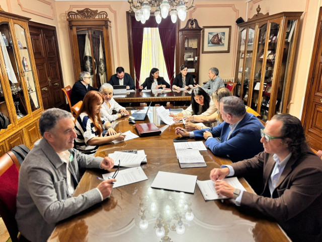 Imagen de la junta de gobierno local de este lunes.