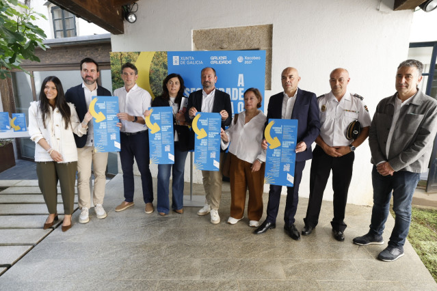 La Xunta activa una campaña de seguridad para los peregrinos del Camino con más de 7.600 materiales informativos