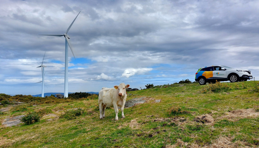 Parque eólico Forgoselo (A Coruña).