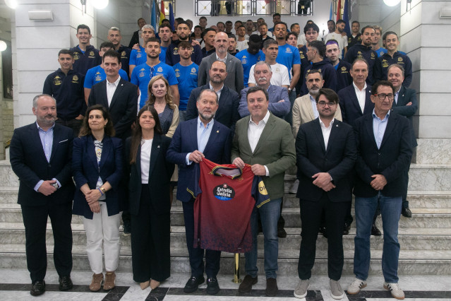Recepción en la Diputación de A Coruña al Real Club Deportivo