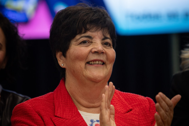 Carmen García Mateo es elegida como rectora de la Universidade de Vigo, durante la segunda vuelta de las elecciones a la rectoría de la Universidade de Vigo, a 15 de mayo de 2026, en Vigo, Pontevedra, Galicia (España).