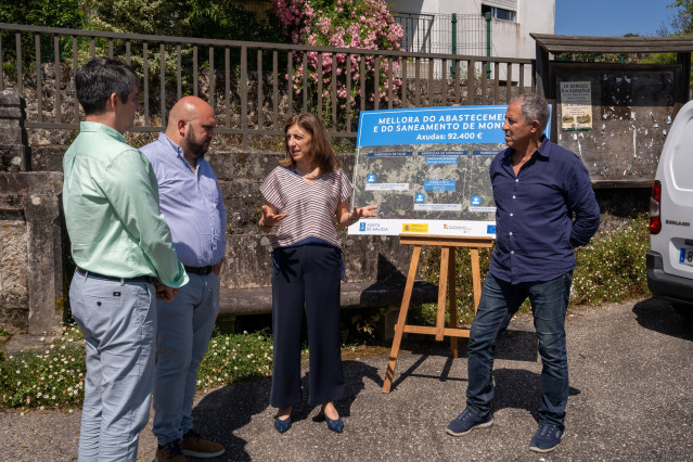 La conselleira de Medio Ambiente, Ángeles Vázquez, visita Mondariz