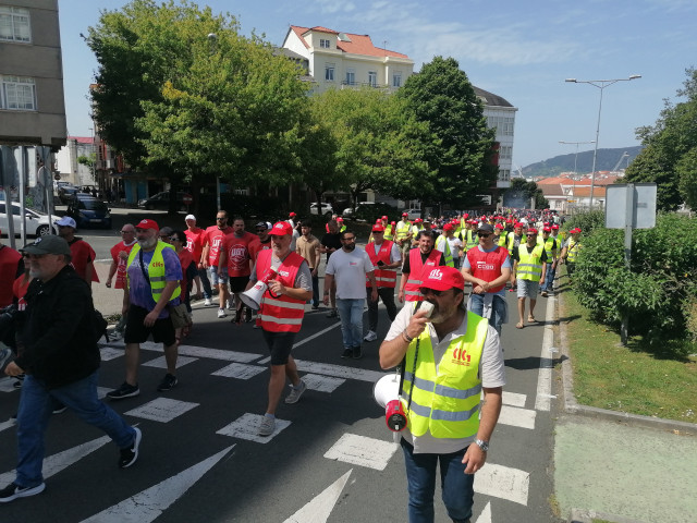El metal de A Coruña vive su tercera jornada de huelga con 