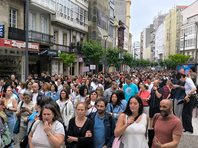 Manifestación de personal del comercio de alimentación