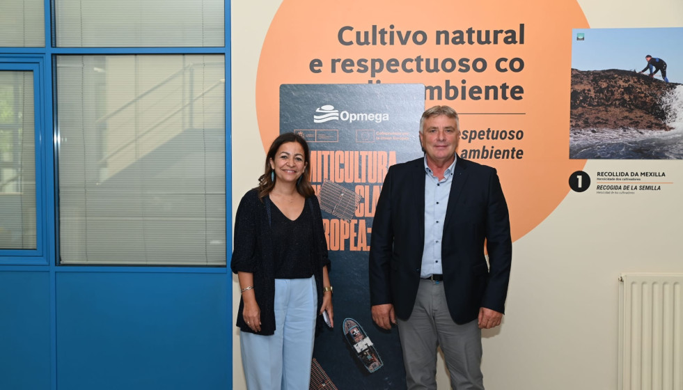 La conselleira do Mar, Marta Villaverde, en jornadas de Opmega