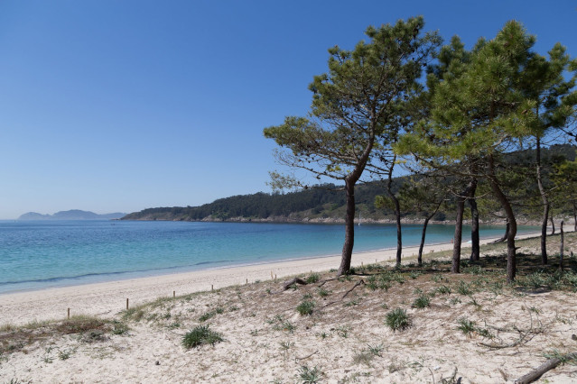 Archivo - Playa de Barra, en O Hío, Cangas (Pontevedra).