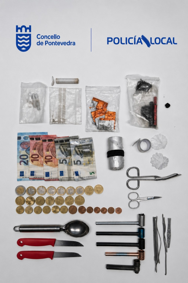 Imagen de lo intervenido en la operación.