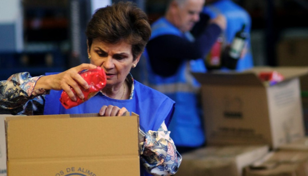 Voluntarios del Banco de Alimentos de Vigo