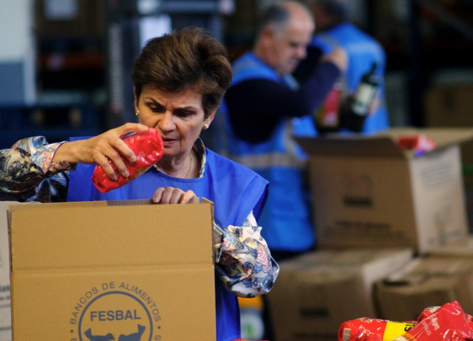 Voluntarios del Banco de Alimentos de Vigo