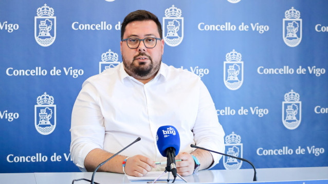 El portavoz del BNG de Vigo, Xabier Pérez Igrexas.