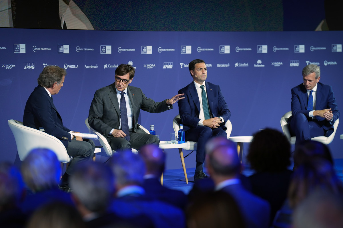 EuropaPress 7566640 presidente generalitat salvador illa lehendakari imanol pradales presidente