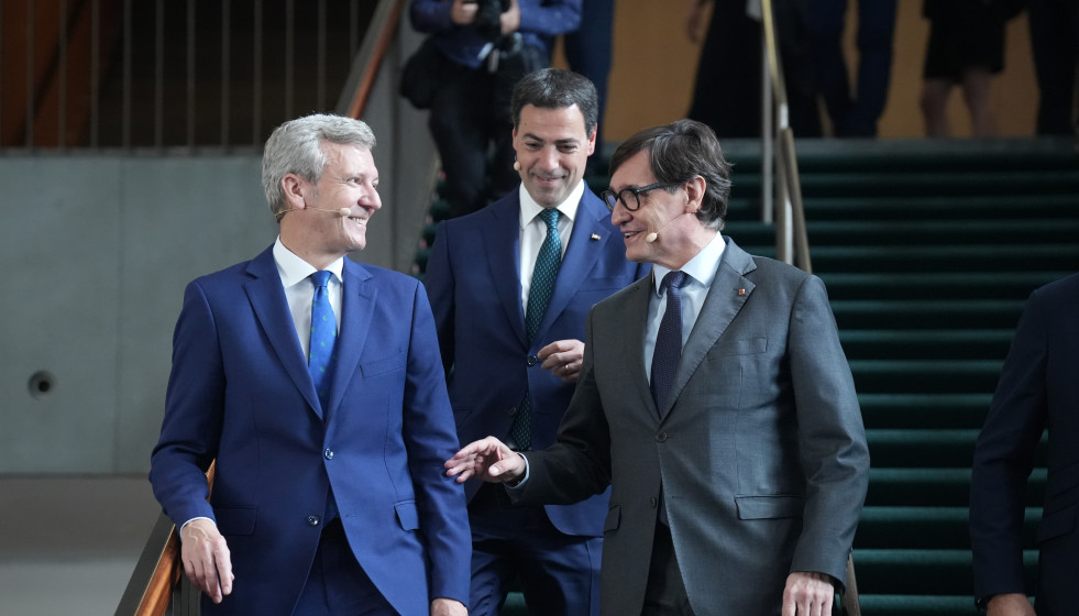 EuropaPress 7566642 presidente generalitat salvador illa lehendakari imanol pradales presidente