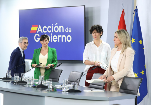Rueda de prensa posterior al Consejo de Ministros.