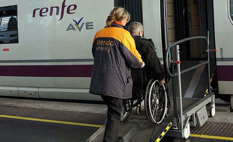 ​Renfe asistió a más de 240.600 personas con discapacidad en Galicia