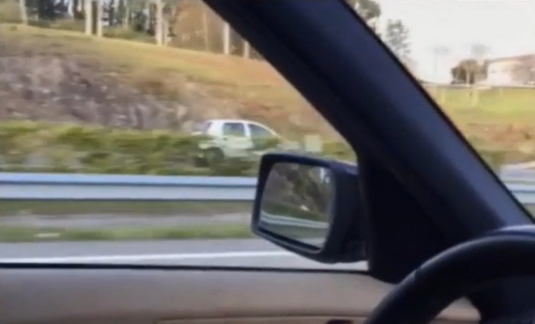 Interceptado outro 'kamikaze' na A6 á altura de Guitiriz
