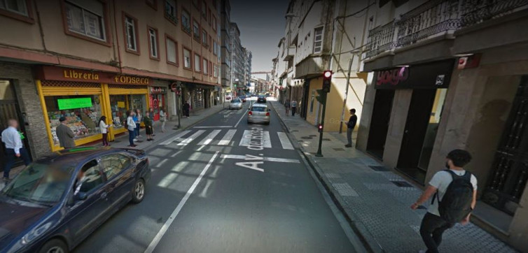 Un incendio afecta a una tienda de deportes de Santiago