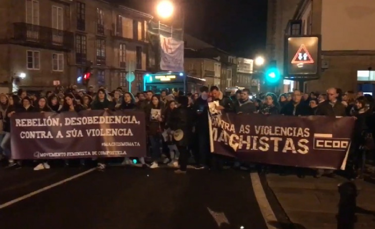 A sociedade galega clama nas rúas contra o machismo