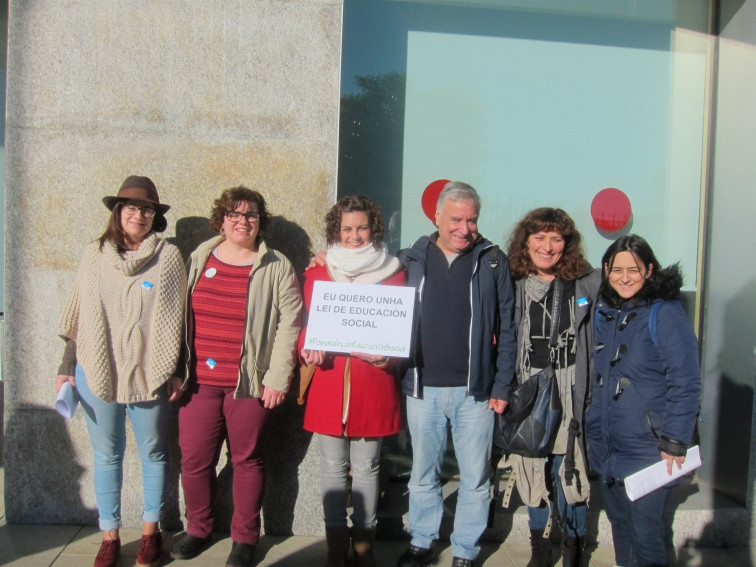 ​Educadores sociais de Galicia esixen a creación dunha lei que regule a súa profesión