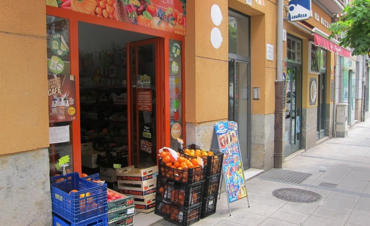 ​As vendas dos comerciantes polo miúdo en Galicia soben un 4,8% en novembro