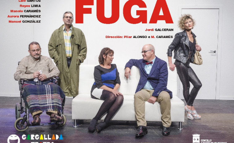 ​Gargallada Teatro pone en escena la obra 'Fuga' en O Barco en beneficio de la AECC de Ourense