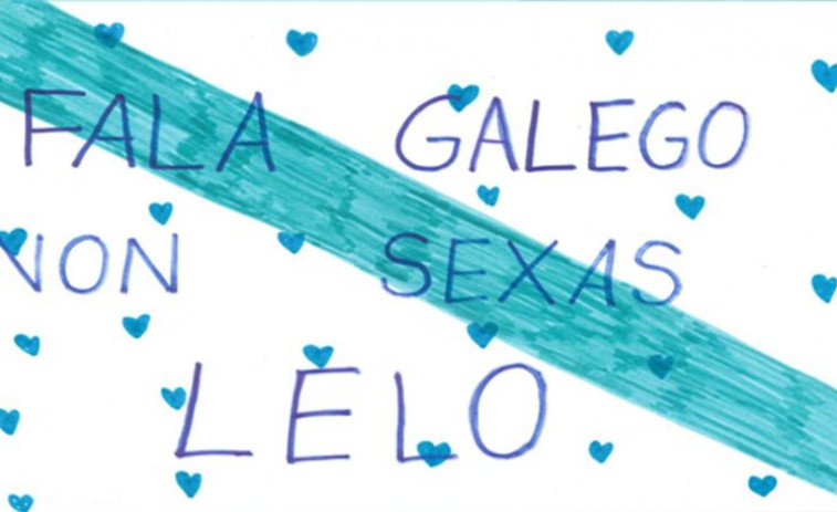 ​A valedora avala eliminar un cartel do CPI Panxón co lema 'Fala galego, non sexas lelo'