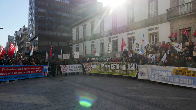 ​Concentraciones en varias localidades contra los tratados de libre comercio