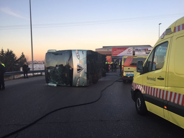 El conductor del autobús accidentado en Fuenlabrada da positivo en cocaína