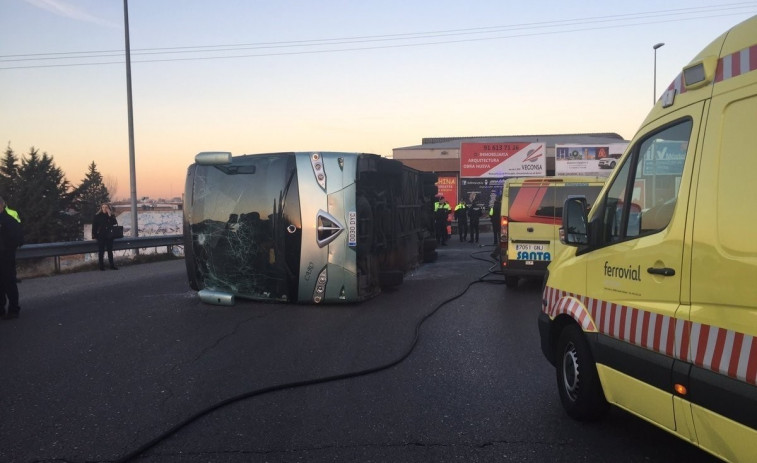 El conductor del autobús accidentado en Fuenlabrada da positivo en cocaína