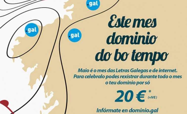 Los dominios .gal celebran las Letras Galegas rebajando sus precios