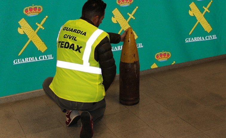 ​Neutralizado un proyectil militar encontrado en una vivienda en Ponteareas