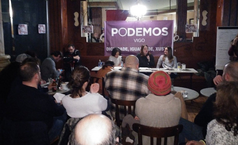 ​El sector 'errejonista' defiende en Vigo un Podemos 