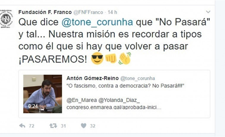 Fundación Franco replica a Gómez-Reino: 